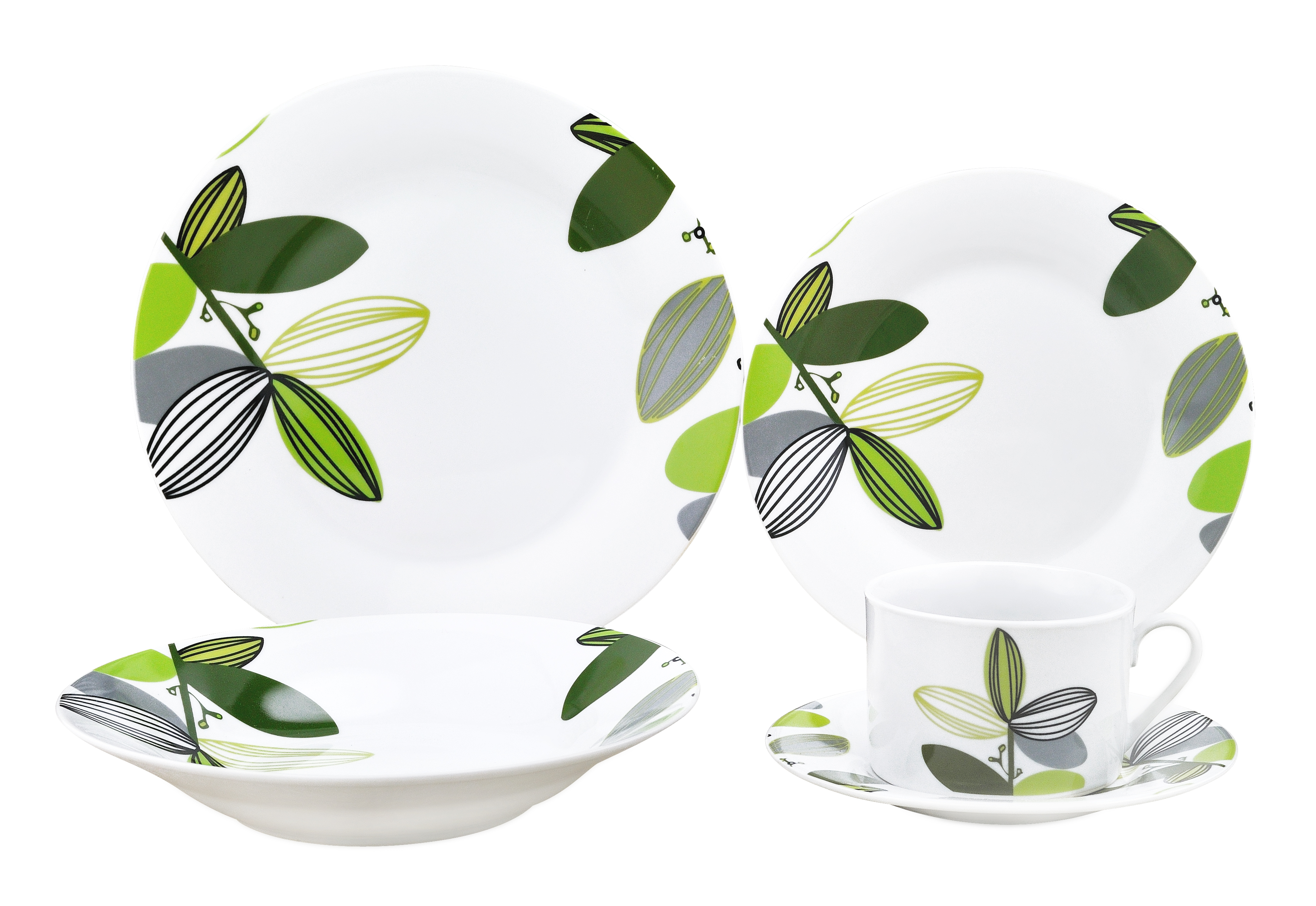 20pcs round dinner set