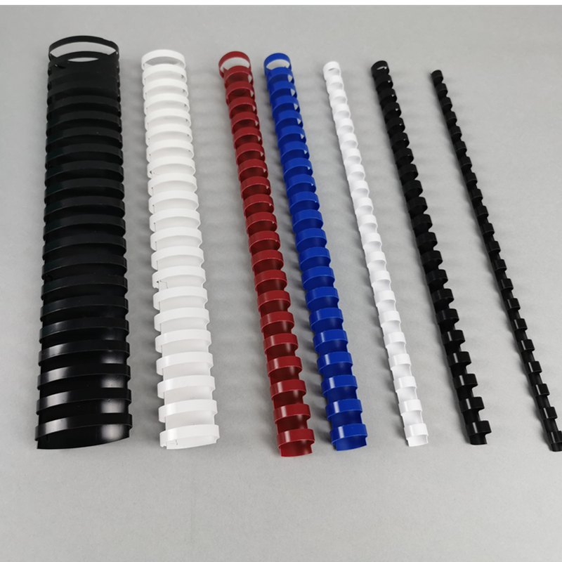 PVC binding comb 21rings black 8MM