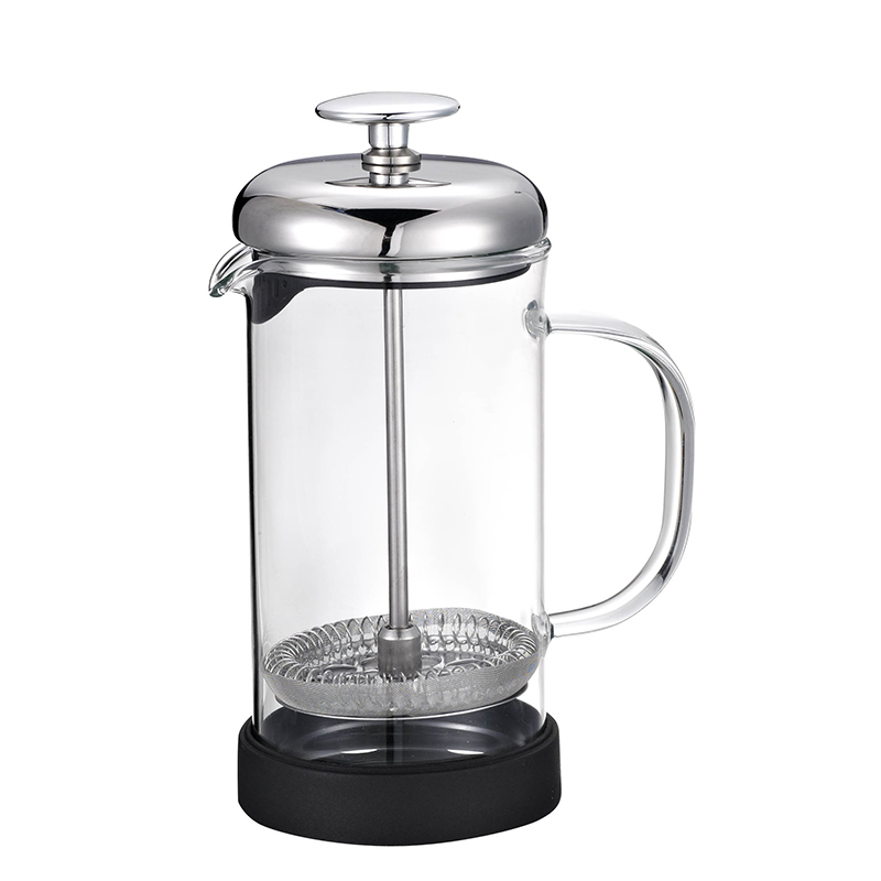 French press coffee tea maker coffee pot heat resistant borosilicate glass coffee plunger cafetiere
