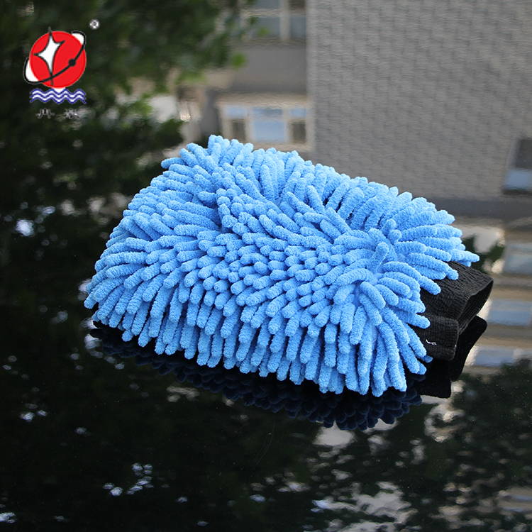 factory wholesale RH-XG-0012 customized microfiber chenille glove microfiber towel