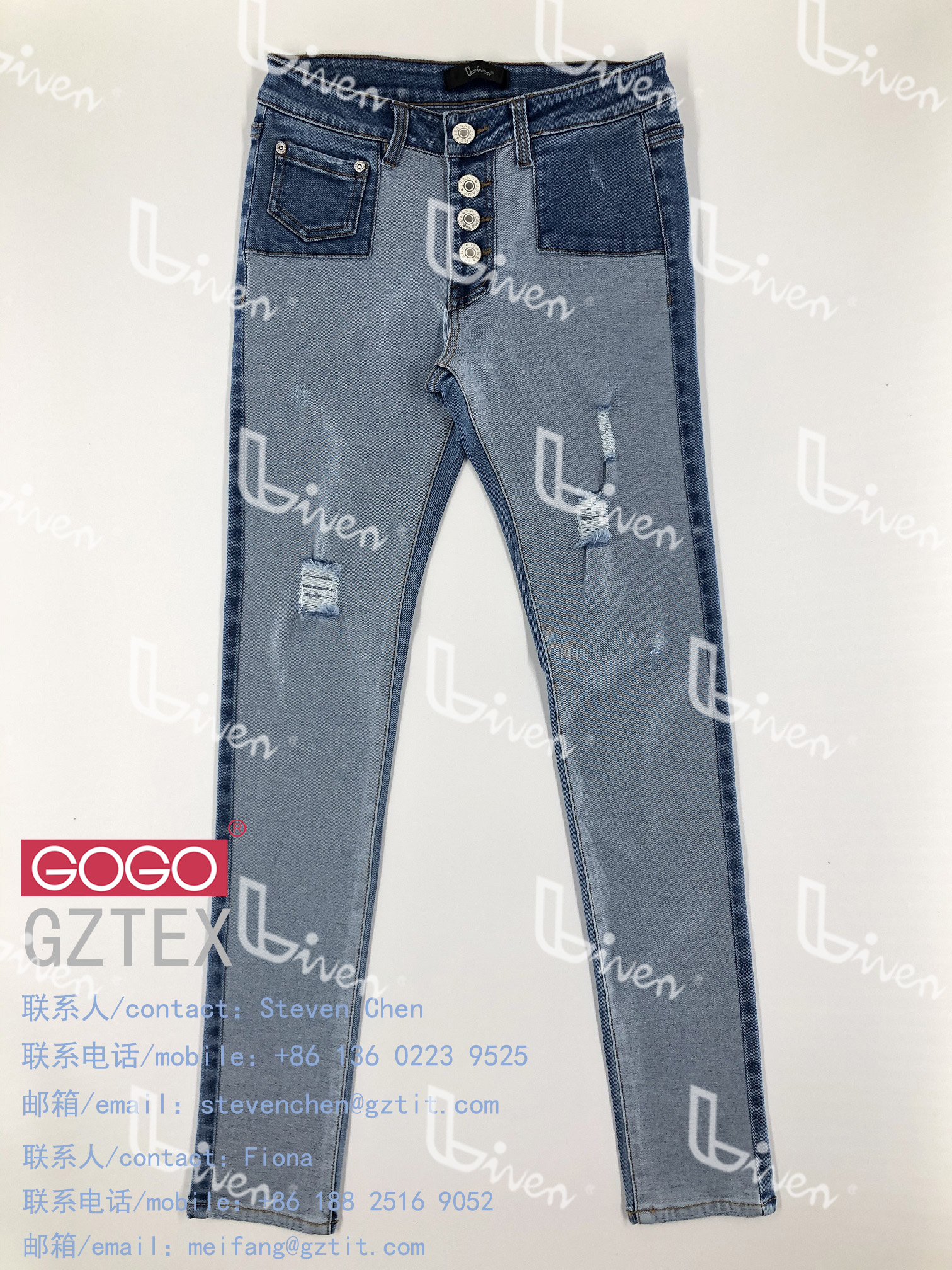 Ladies woven pant