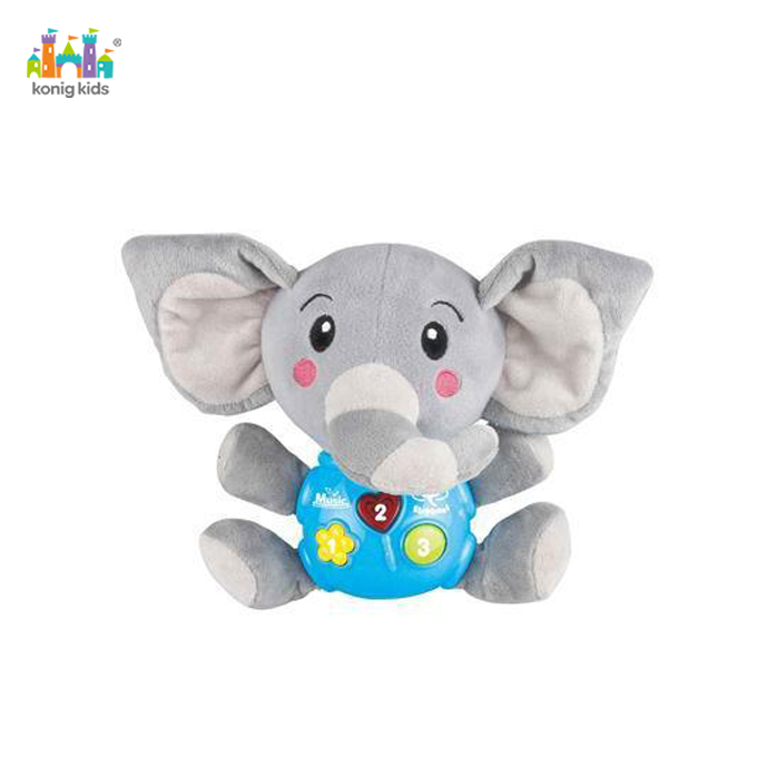 Konig Kids* Baby Musical Soothing Cuddle,Elephant with Lights