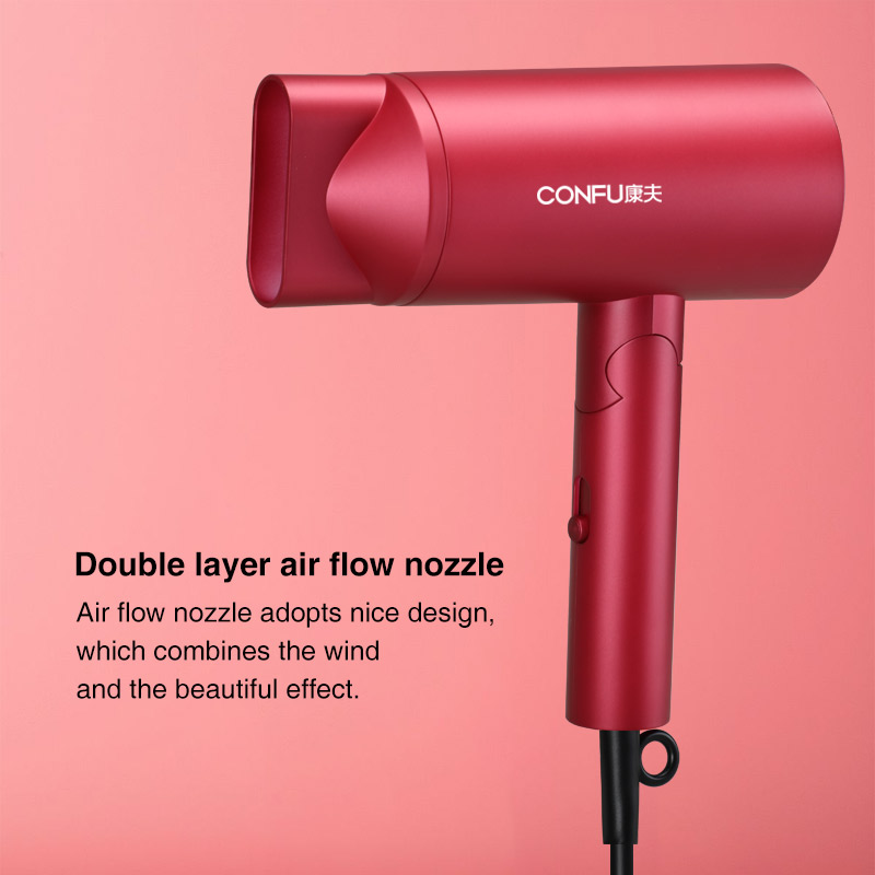 CONFU Household hair dryer with foldable handle for traveling KF-3140