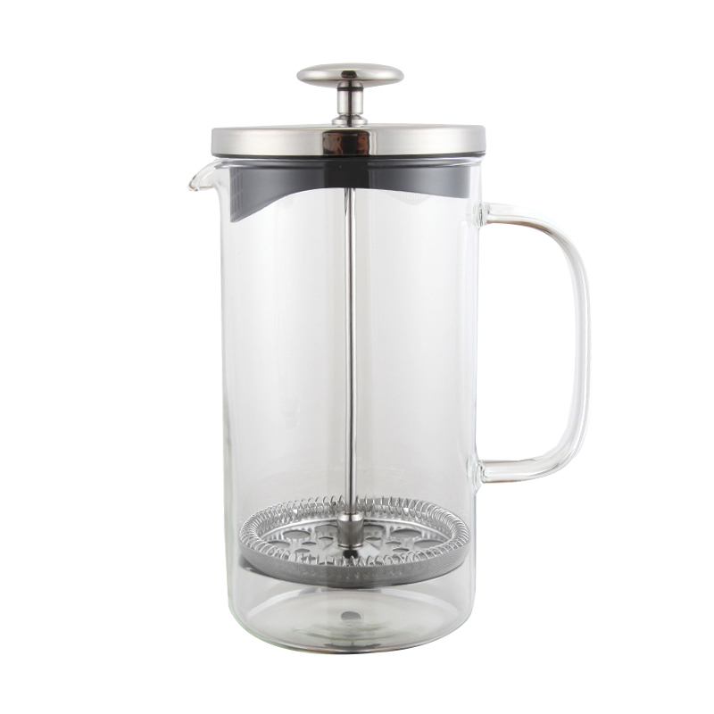 French press coffee tea maker coffee pot heat resistant borosilicate glass coffee plunger cafetiere