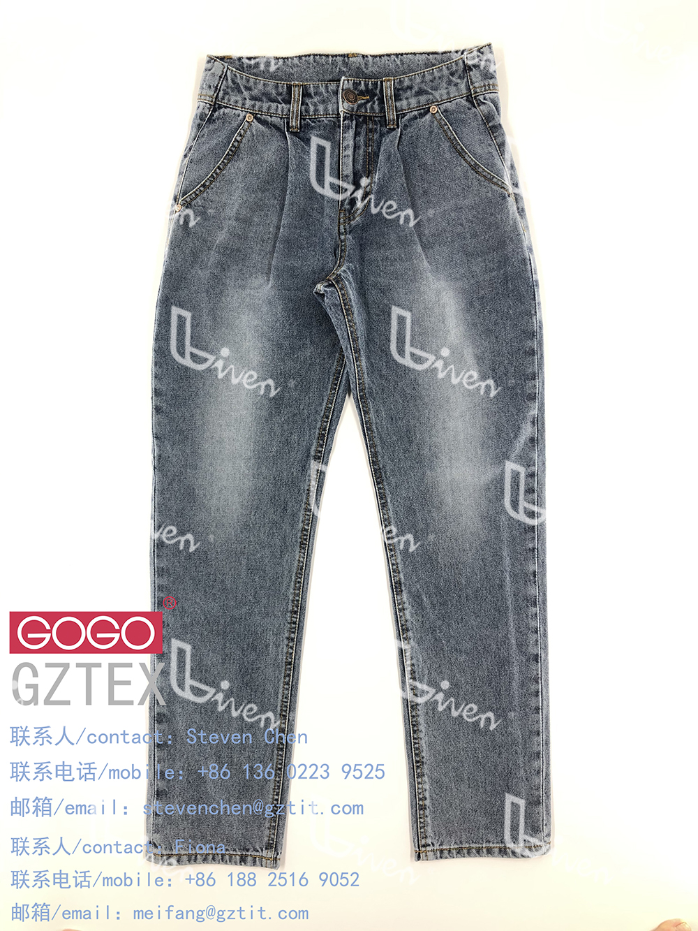Ladies denim pants