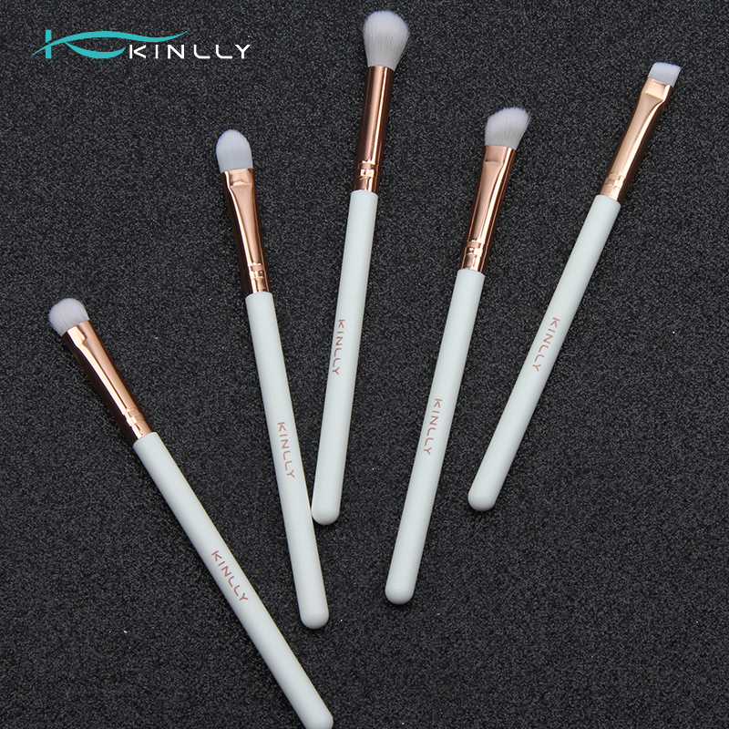 White color eyeshadow brush set
