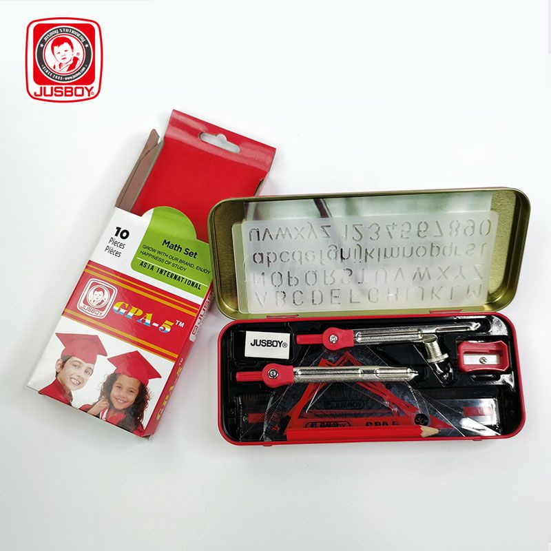 Compass set eraser ruler set