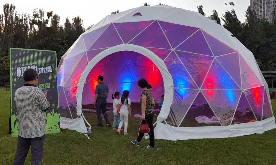 Spherical tent, outdoor suit tent
