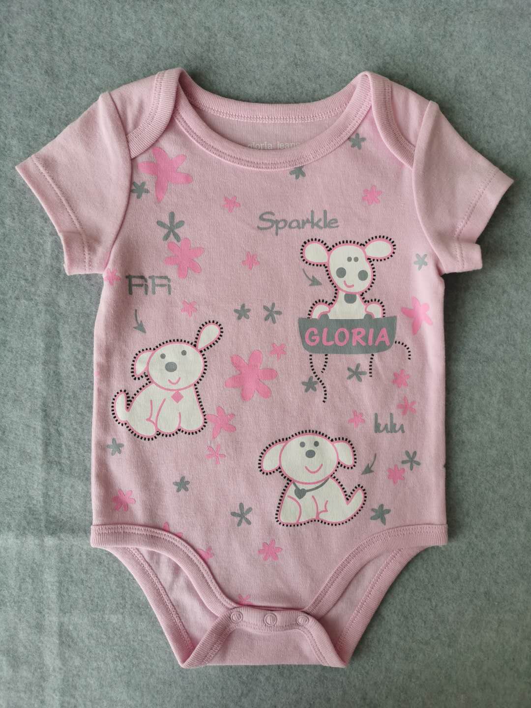 220g interlock baby romper