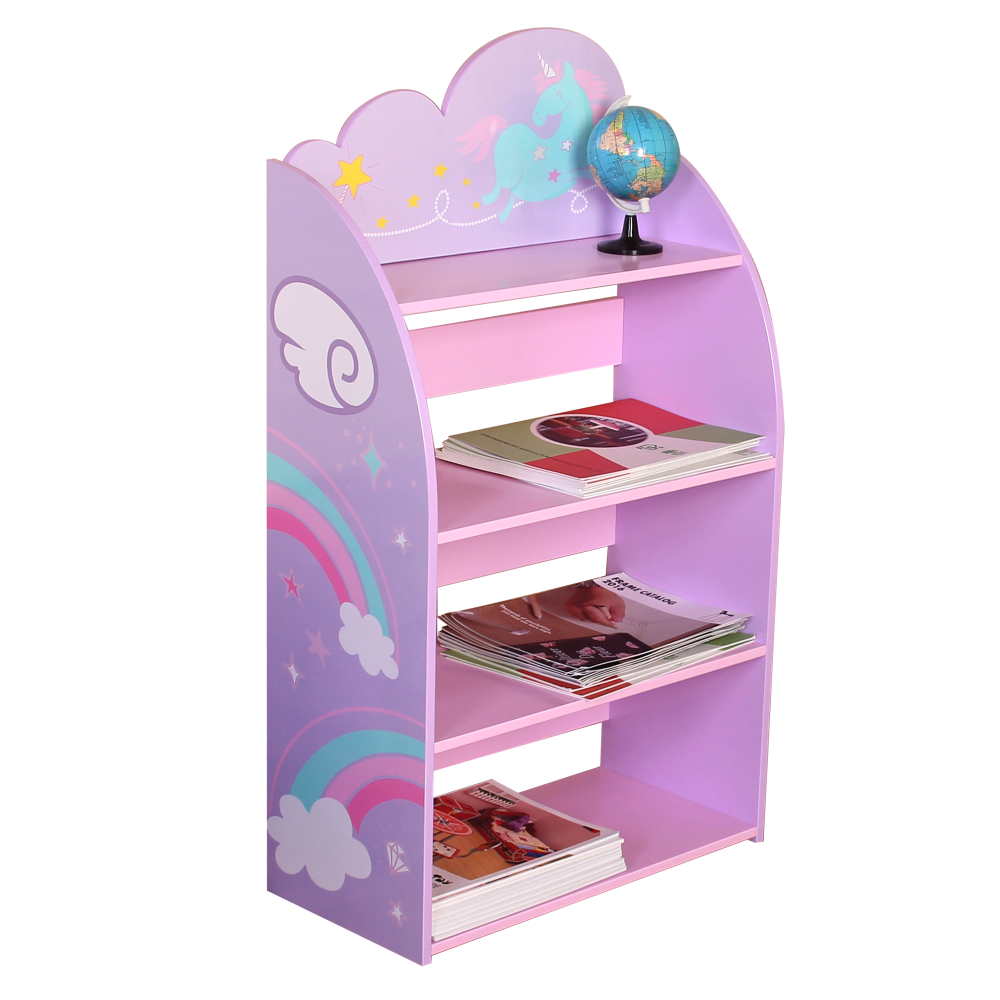 Wooden Kids Bookshelf