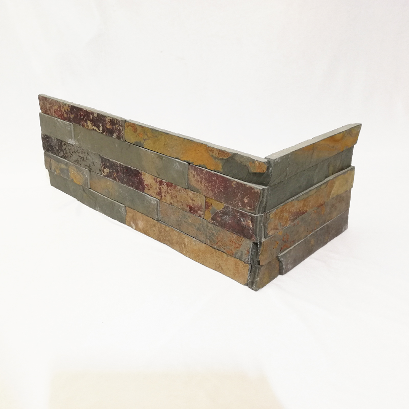 Rusty Slate Corner Stone Cladding For Wall Exterior And Interior