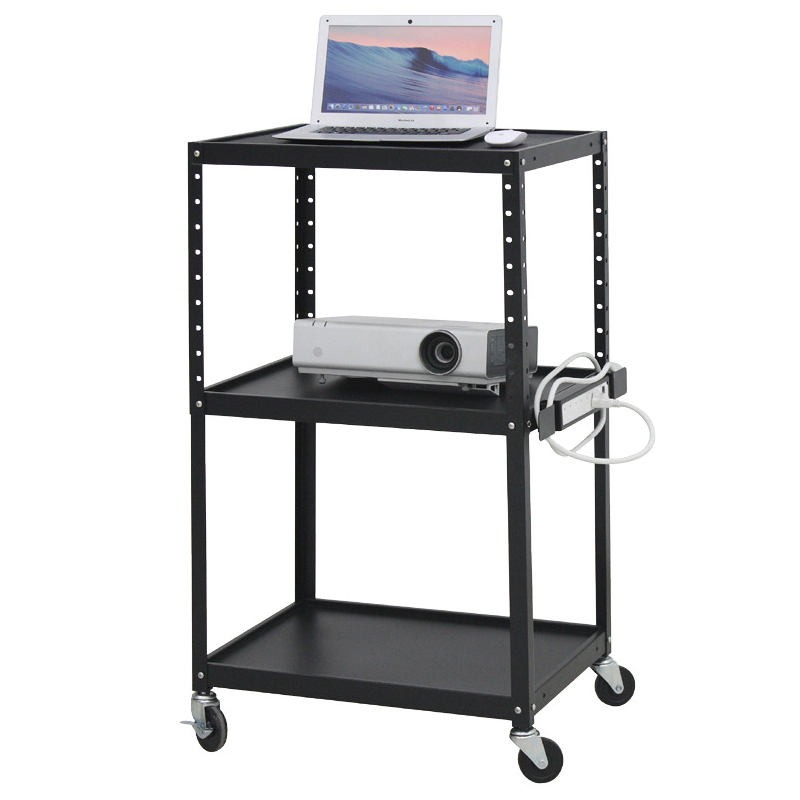 Adjustable Audio Visual Cart tool cart