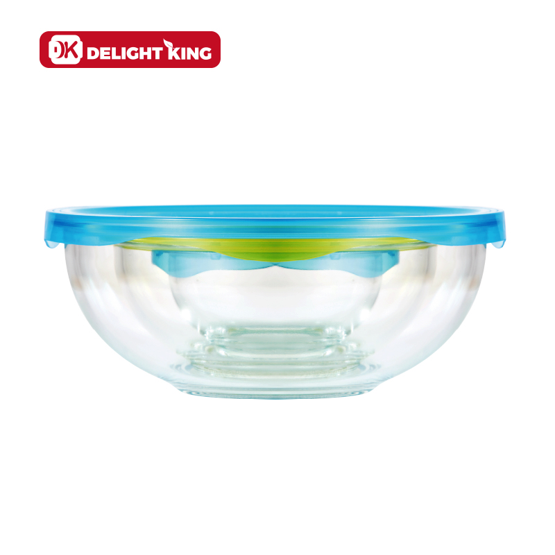 Glass mixing bowl