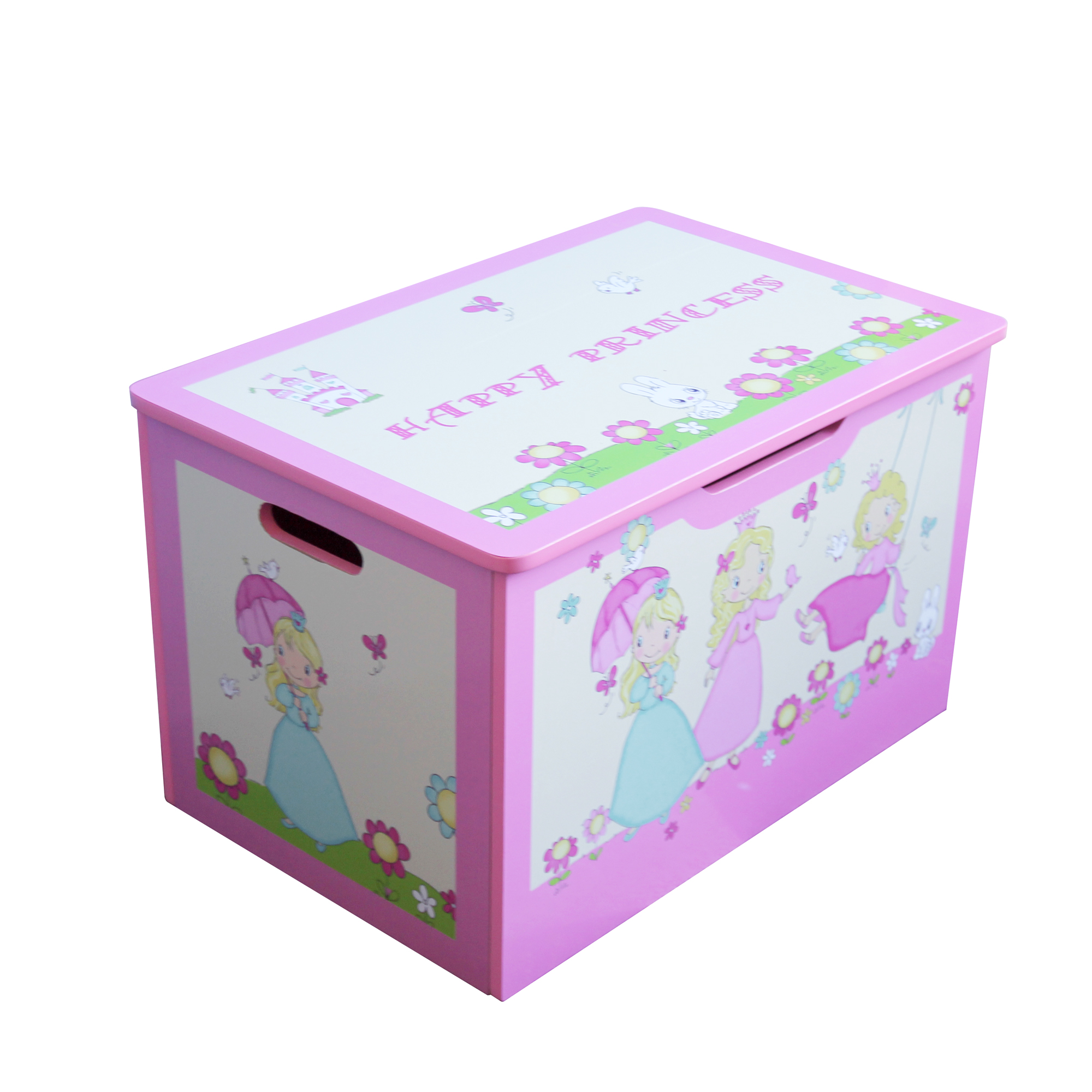 Wooden Kids Storage Toy Box