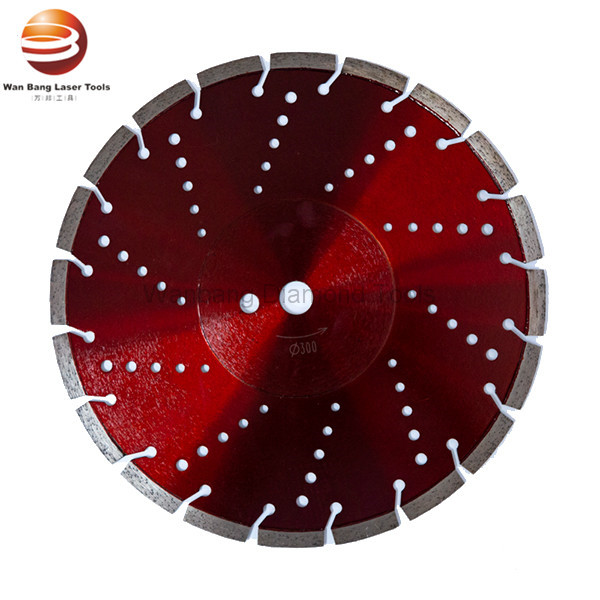 12-20" Laser welded diamond saw blade for professional reinforced concrete dry cutting