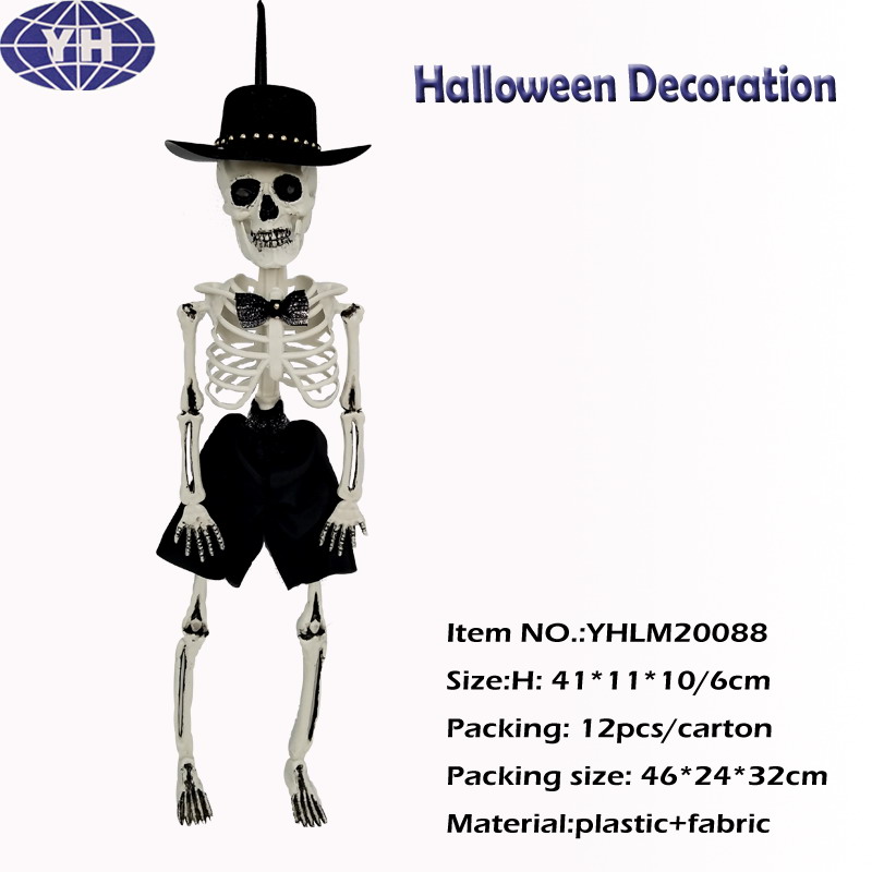 16''hanging skeleton for halloween decoration
