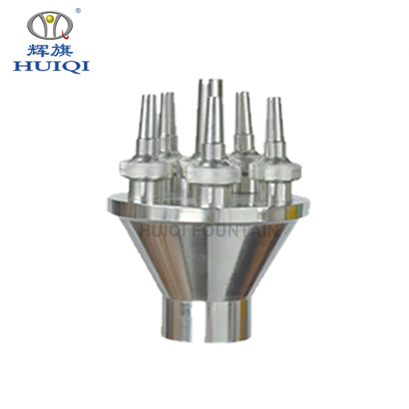 Huiqi Fireworks fountain nozzle Stainless steel nozzle Landscape fountain nozzle