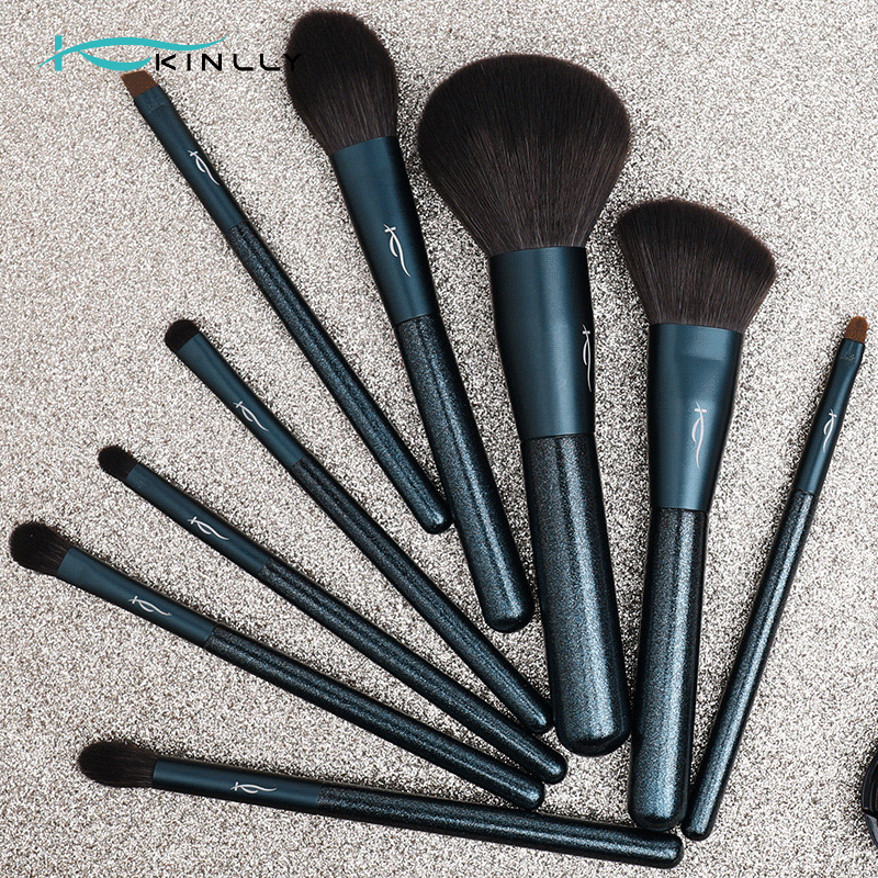 Wholesale Soft Nylon Hair Wooden Handle Makeup Brush Set Professional Kit