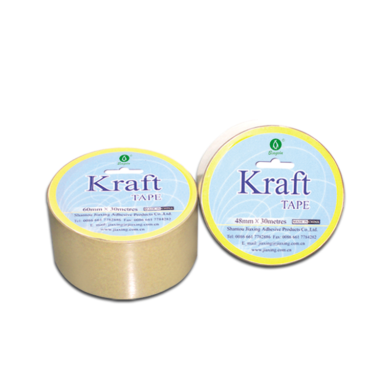 Kraft Paper Tape for Carton Box Packaging with strong adhesive easy tear and writable on surface(N-001)