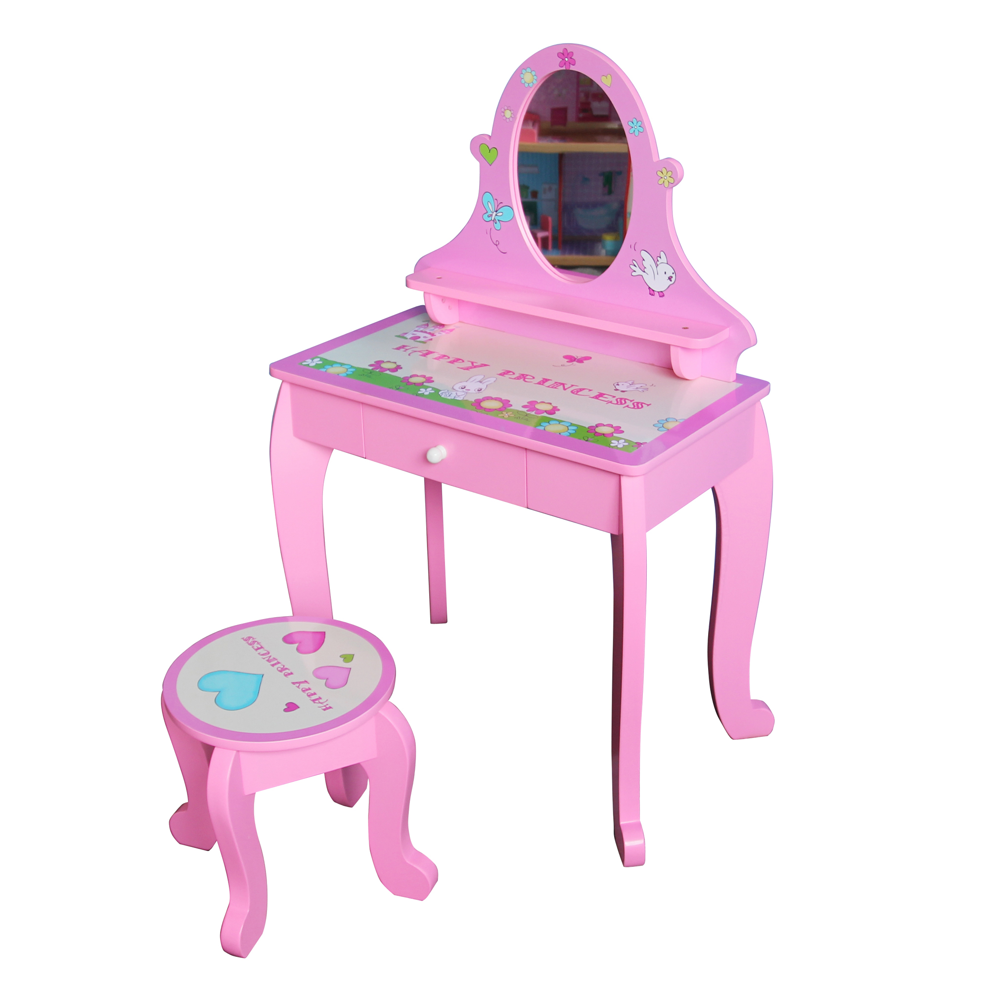 Wooden Princess Table Set