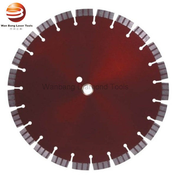 12-20" Laser welded diamond cutting disc for reinforced concrete