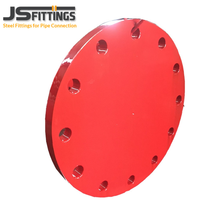 ASME B 16.5 ASTM A 105 Red Blind Flange for natural gas