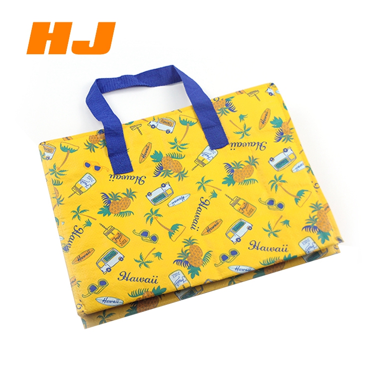 Custom size laminated eco-friendly pp woven bag