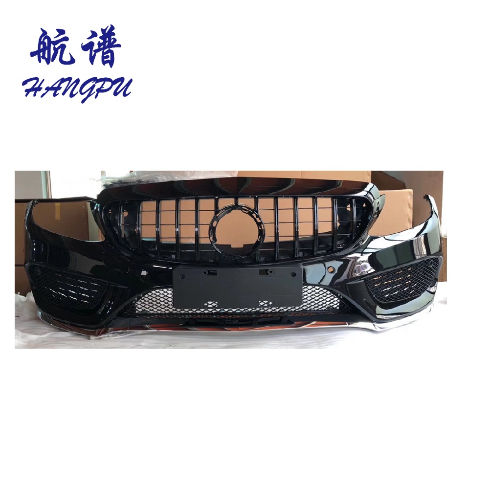 Front bumper set with GT R Panamericana grille for Mercedes C Class W205 AMG