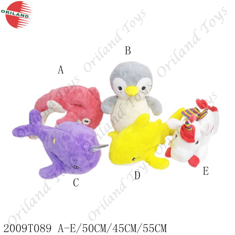 Plush huggable hand warmer plush animal soft toys