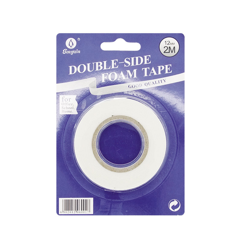 EVA Foam Double sided Tape for sealing handwork in school office home with 12mmx2m (BL-001)