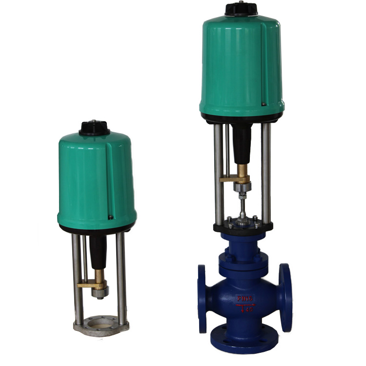150lb ansi single-seat electric flow control valve