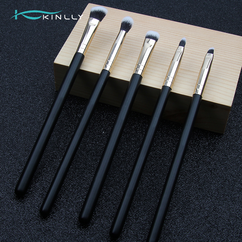 Hot sale high quality black color beauty cosmetics makeup eyeshadow eyebrow brush