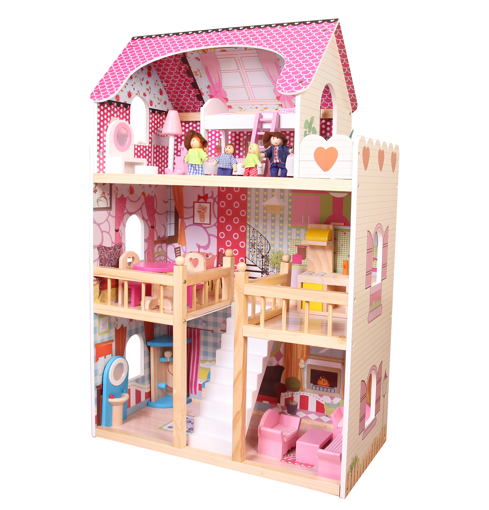 wooden doll house