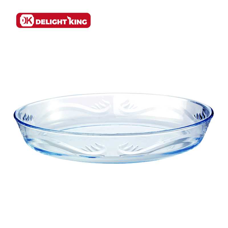 Glass baking dish