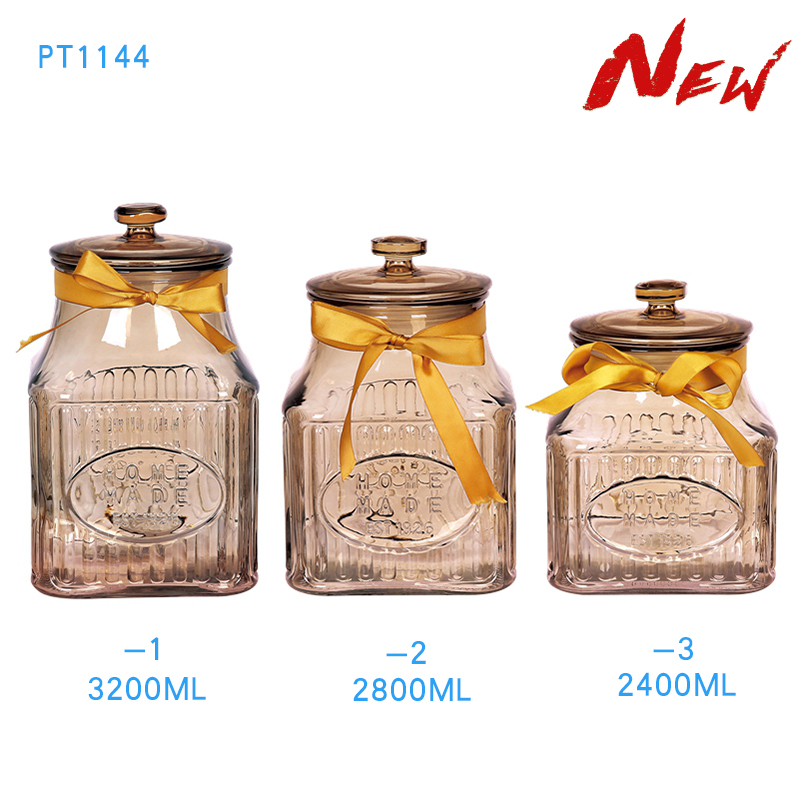 Storage bottles, storage jars, glass bottles, sealed jars