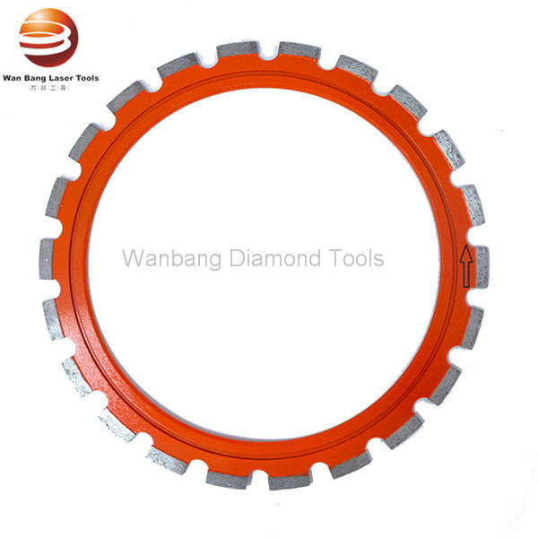 14-20" Laser welded diamond ring saw bladd for reinforced concrete