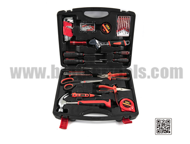 29pc tool set pliers hammer scissors screwdrivers precision screwdriver hex key hardware box torch wrench