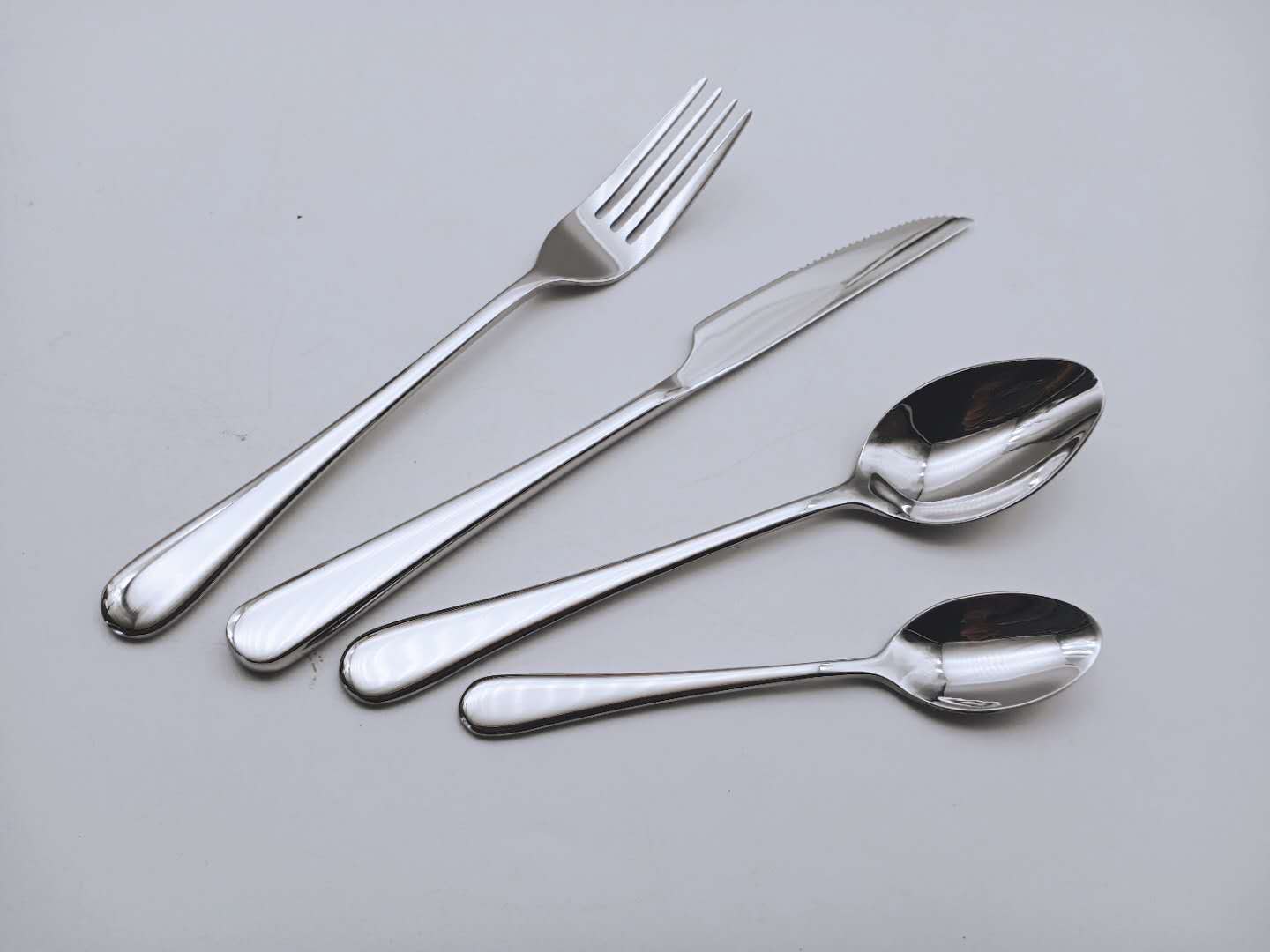 stainless steel cutlery spoon fork knife
