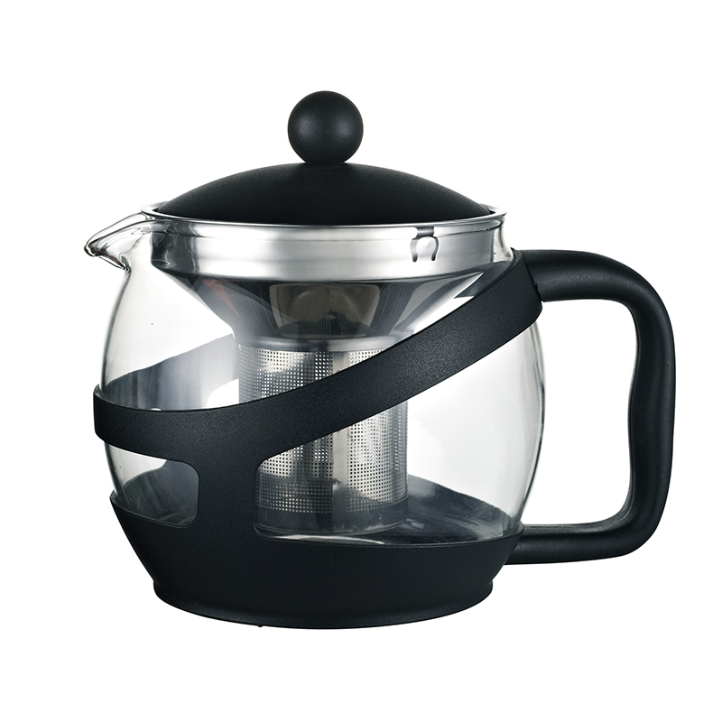 Stainless Steel Teapot Borosilicate Glass Teapot With Removeable Infuser Tea Maker Teapot Tea Kettle