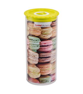1350ml Round Food Canister with rotary date indicator