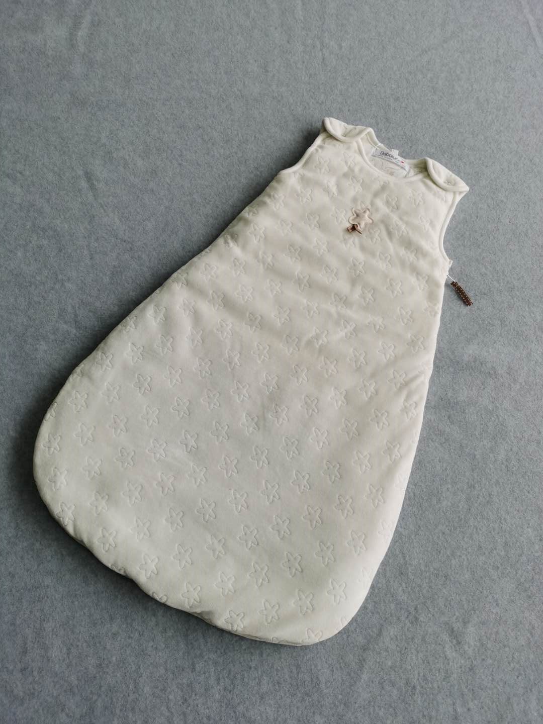 Baby sleeping bag with padding