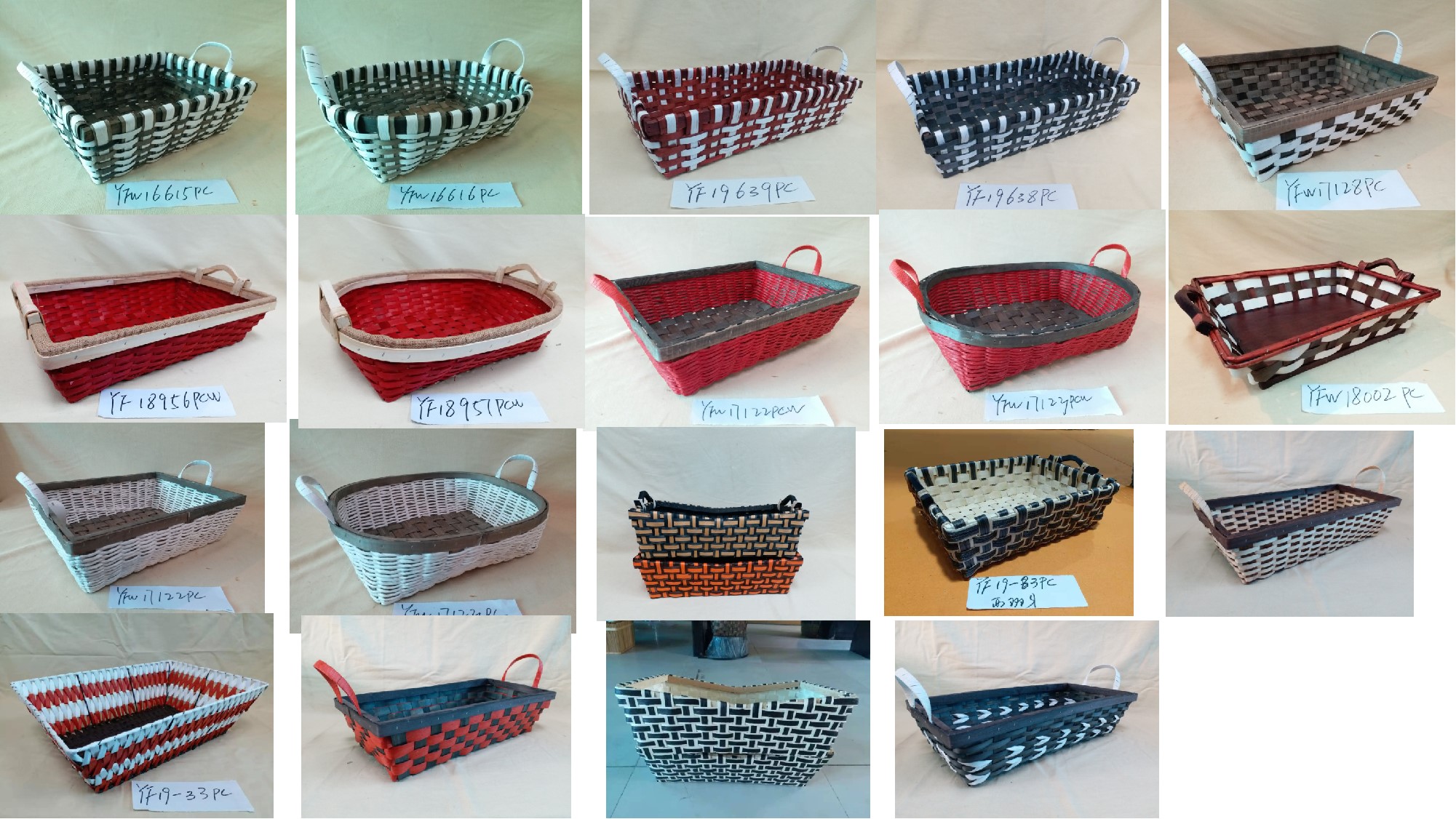Gushi yufeng customizable handmade christmas basket gift basket weeding basket gif packing basket