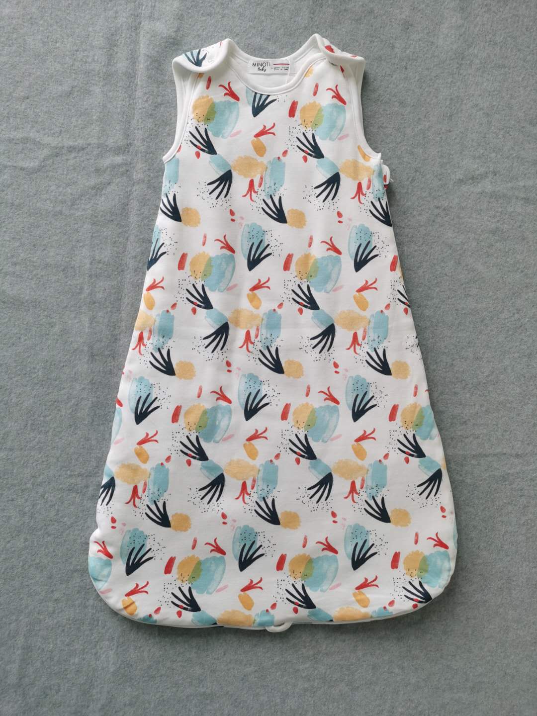 Baby sleeping bag with padding