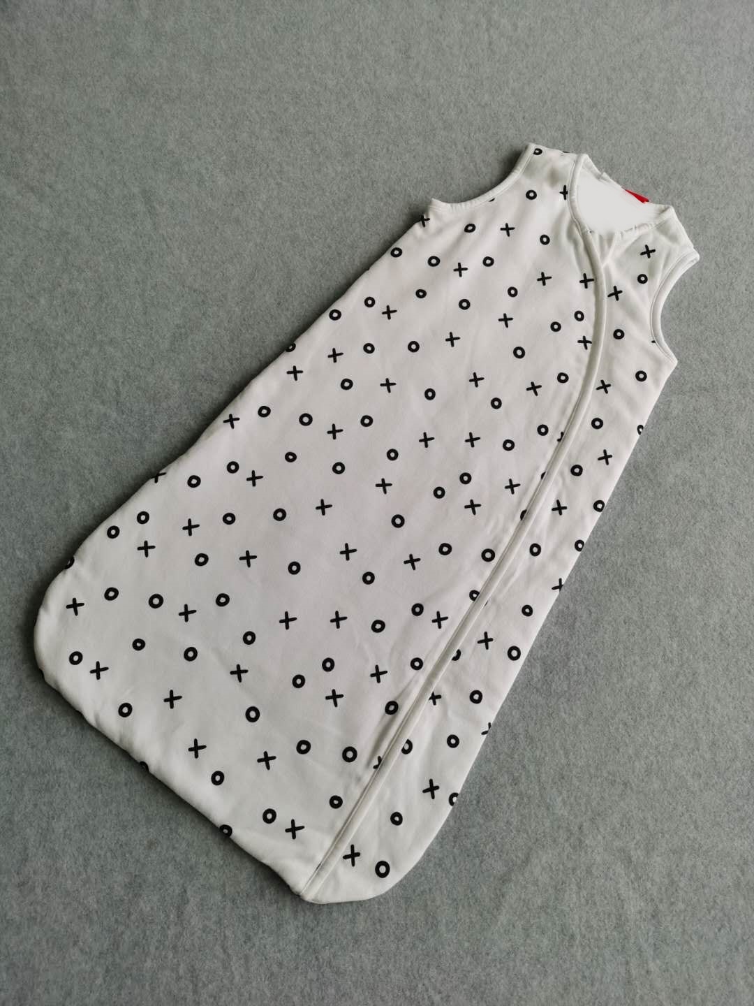 Baby sleeping bag with padding