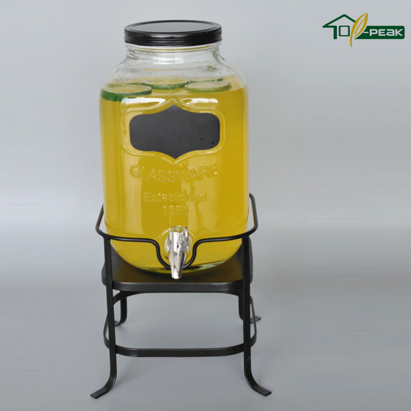 Glass Dispenser Jar