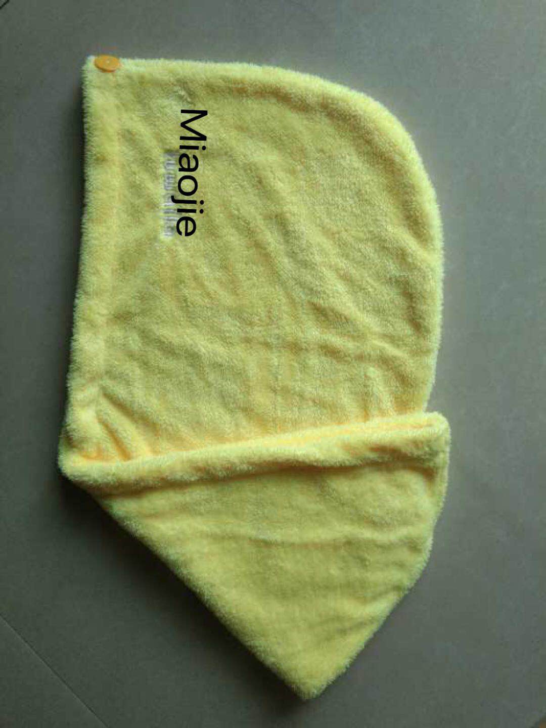 coral fleece bathing cap microfiber