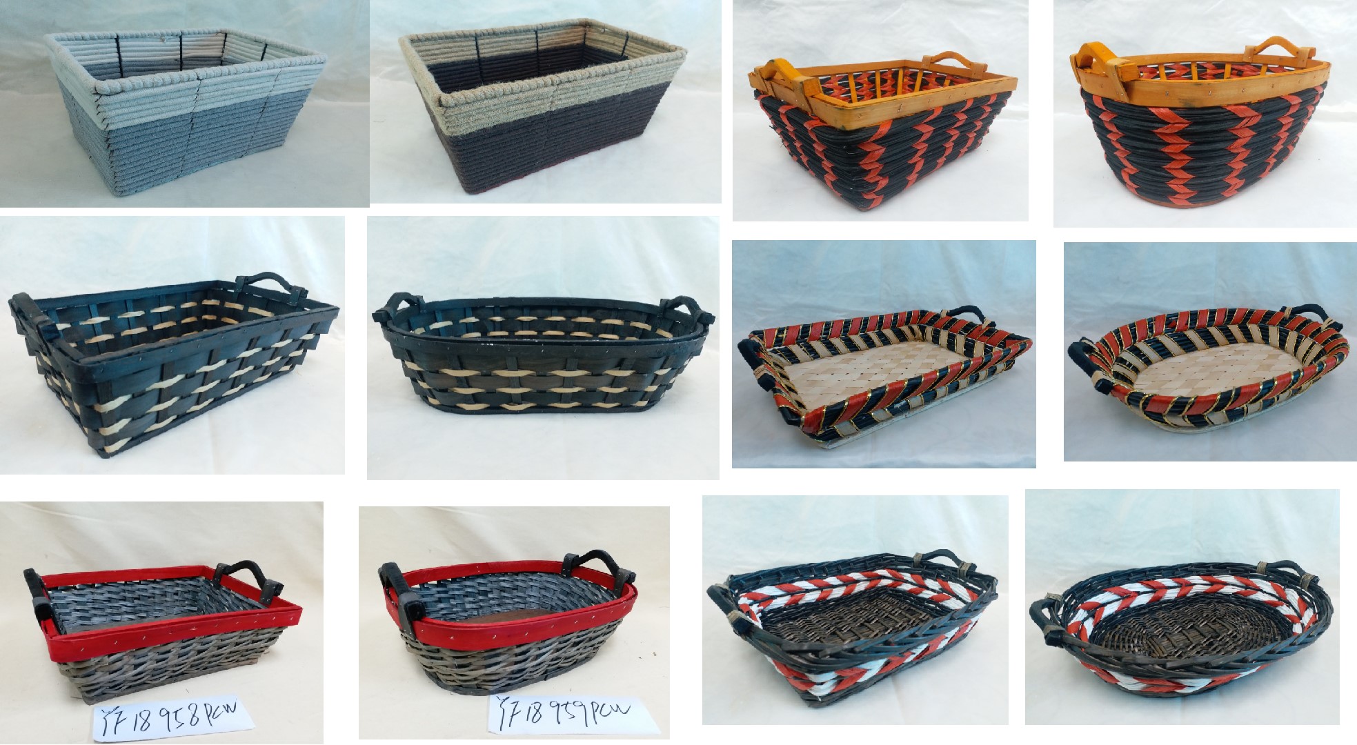 Gushi yufeng customizable handmade christmas basket gift basket weeding basket gif packing basket