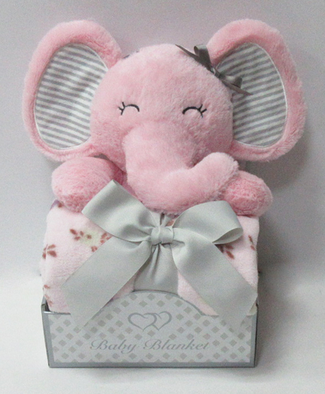Plush Animal With Blanket