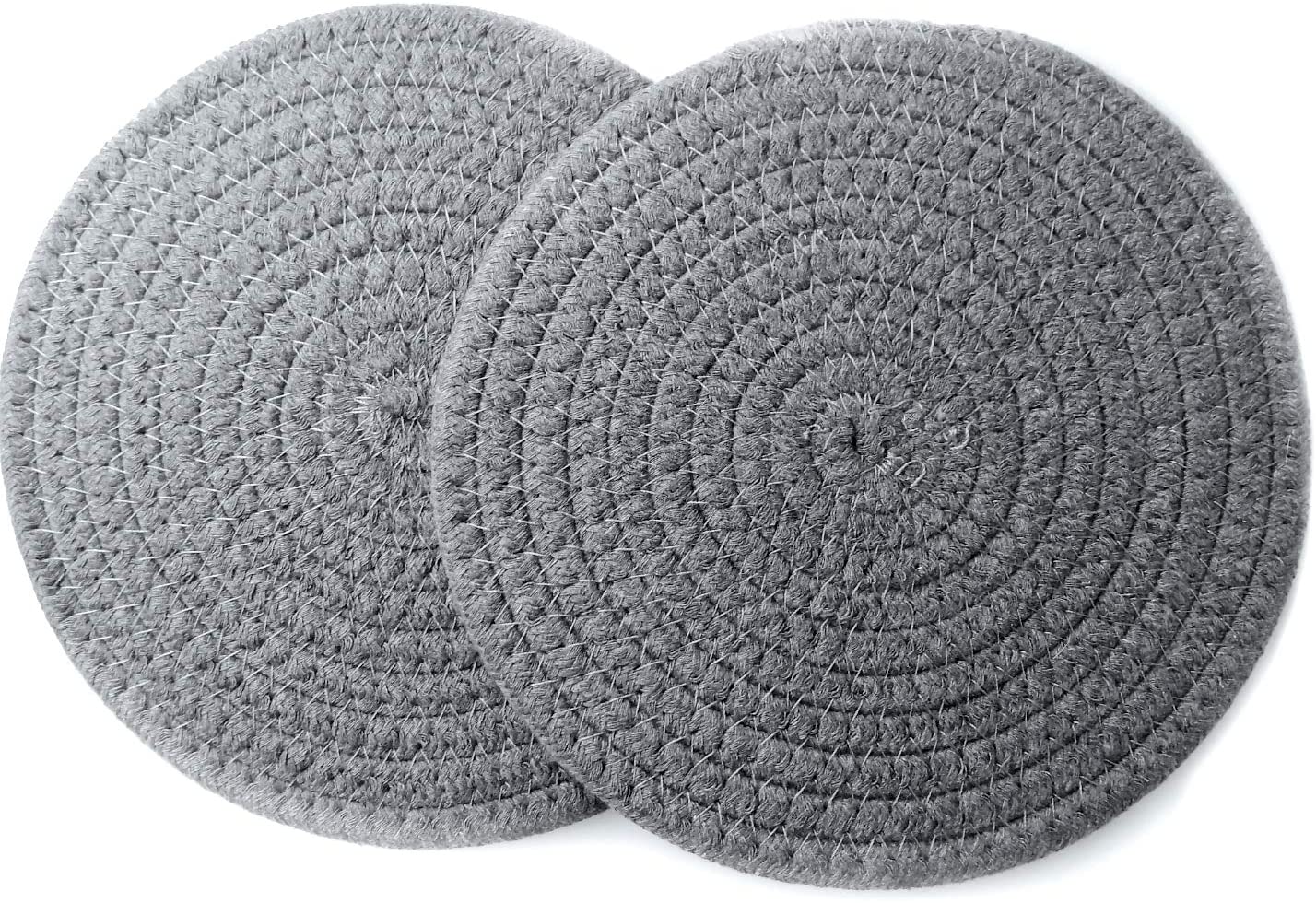 Round cotton rope cup mat