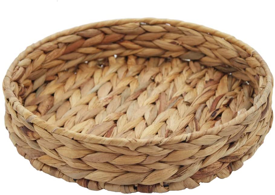 Decorative hand woven Water Hyacinth bedroom bathroom toy Storage Baskets